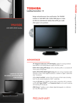 Toshiba 19LV505 User manual