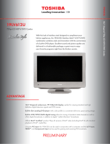 Toshiba 19LV612U User manual