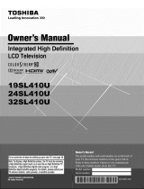 Toshiba 19SL410U User manual
