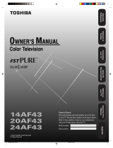 Toshiba 24AF43 User manual