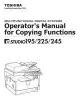 Toshiba 245 User manual