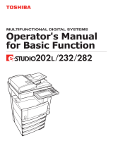 Toshiba e-STUDIO202L User manual
