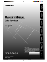 Toshiba 27AX61 User manual