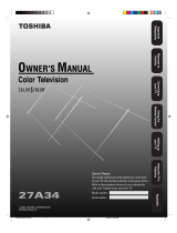 Toshiba 27A34 User manual