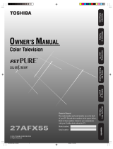 Toshiba 27AFX55 User manual