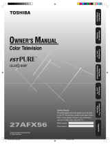Toshiba 27AFX56 User manual