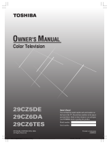Toshiba 29CZ6TES User manual
