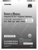 Toshiba 52HMX94 User manual