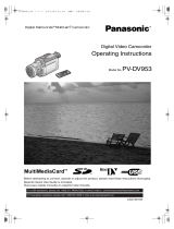 Panasonic PV-DV953 User manual