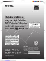 Toshiba 62HM15A User manual
