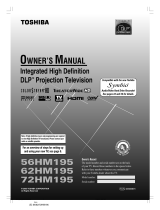 Toshiba 72HM195 User manual