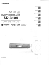 Toshiba SD-3109 User manual