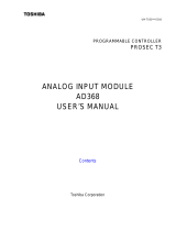 Toshiba AD368 User manual