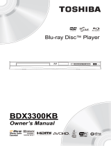 Toshiba BDX3300 User manual