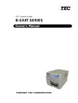 Toshiba TEC B-SX4T Series User manual