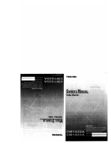 Toshiba CM1320A User manual