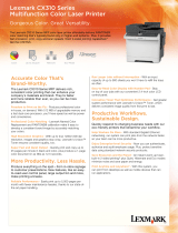 Lexmark CX310 User manual