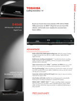 Toshiba D-R560 User manual