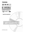 Toshiba D-VR3SU User manual