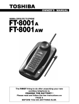 Toshiba FT-8001 A User manual