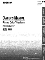 Toshiba Flat Panel Television User manual