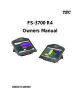Toshiba TEC FS-3700 R4 Series User manual