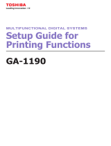 Toshiba GA-1190 User manual