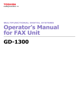Toshiba GD-1300 User manual
