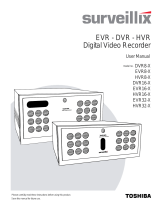 Toshiba EVR8-X User manual
