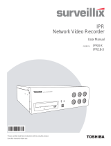 Toshiba IPR Network Video Recorder User manual
