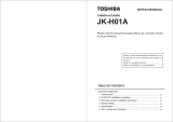 Toshiba JK-H01A User manual