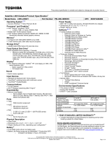 Toshiba L505-LS5021 User manual