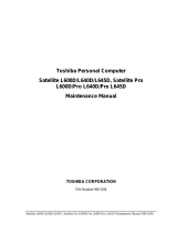 Toshiba L640D User manual