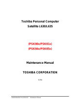 Toshiba L630 User manual