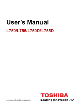 Toshiba L750 User manual