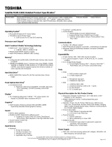 Toshiba M105-S3031 User manual