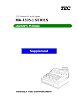 Toshiba MA-1595-1 SERIES User manual