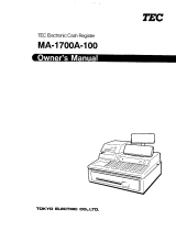 Toshiba MA-1700 User manual