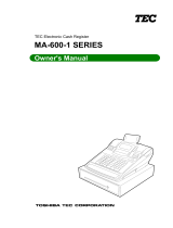 Toshiba MA-600-1 User manual