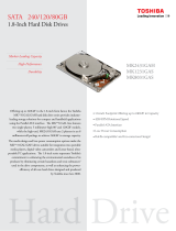 Toshiba MK1231GAS User manual