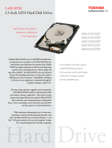 Toshiba MK3259GSXP User manual