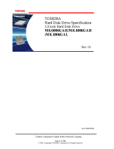 Toshiba MK4006GAH User manual