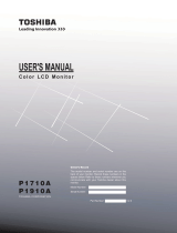 Toshiba P1710A User manual