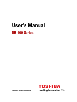 Toshiba NB100 User manual
