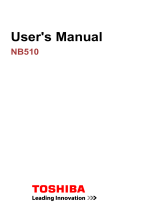 Toshiba NB510 User manual