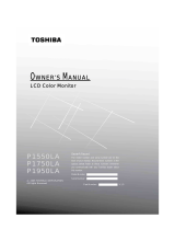 Toshiba P1950LA User manual
