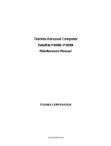 Toshiba P205D User manual