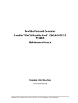 Toshiba PORTEGET110DD User manual