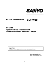 Sanyo CLT-W10 User manual
