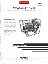 Lincoln Electric POWERARC 5500 SVM197-A User manual
